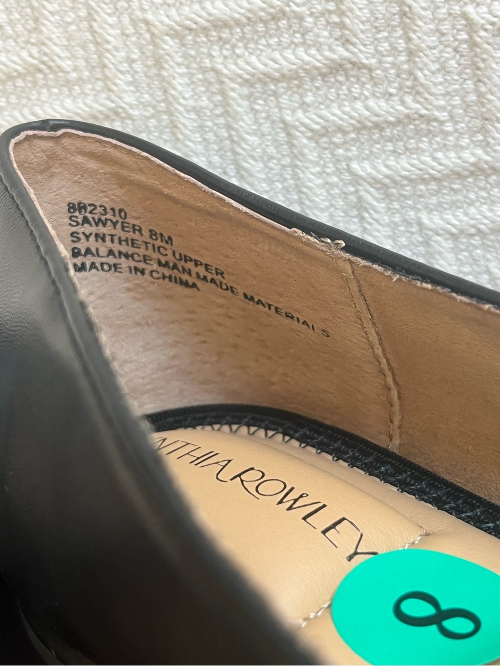 Cynthia Rowley Black Mary Jane Flats - Picture 8 of 9